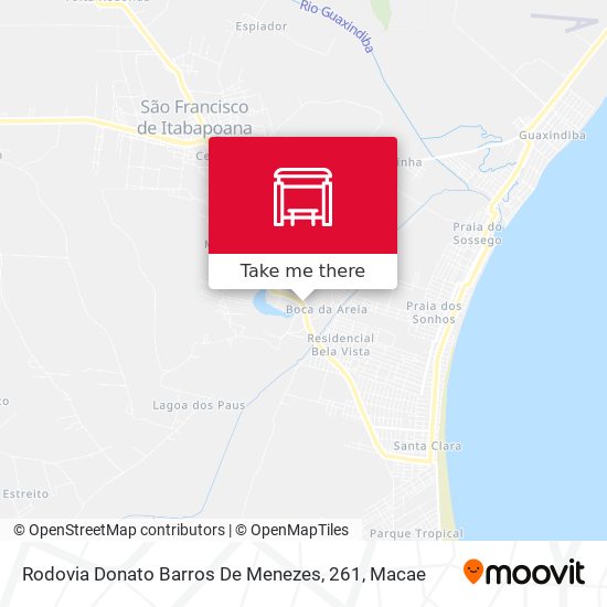 Rodovia Donato Barros De Menezes, 261 map
