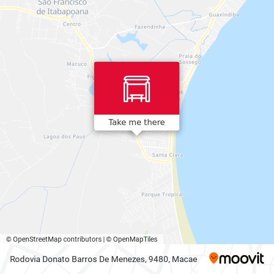 Rodovia Donato Barros De Menezes, 9480 map