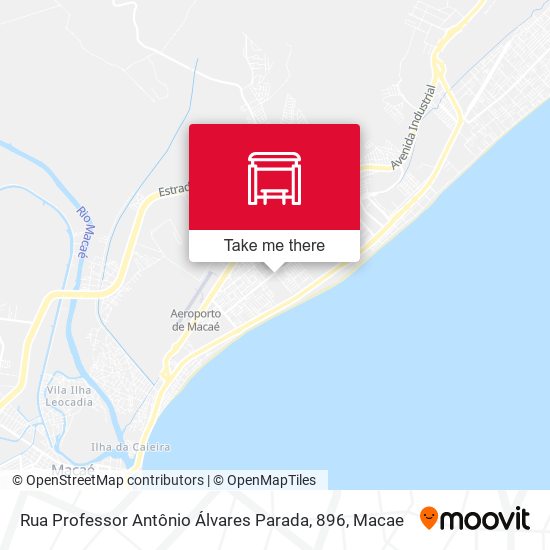 Rua Professor Antônio Álvares Parada, 896 map