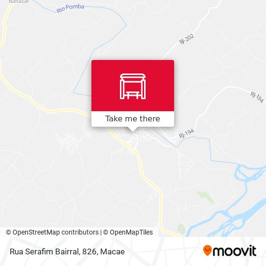 Rua Serafim Bairral, 826 map