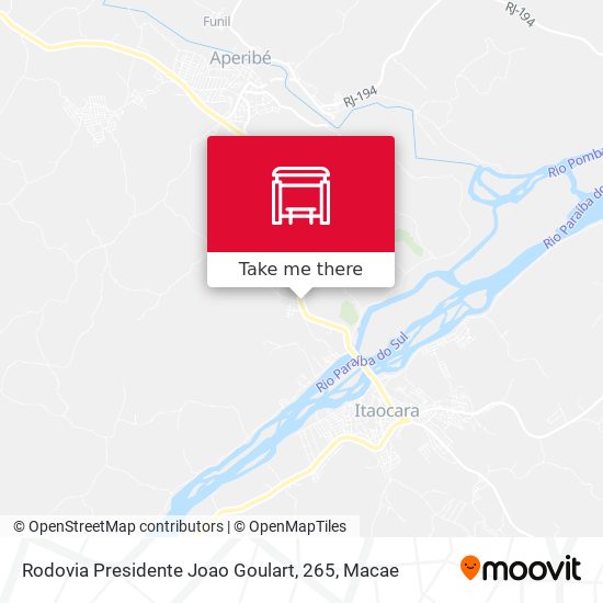 Rodovia Presidente Joao Goulart, 265 map