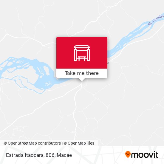 Estrada Itaocara, 806 map