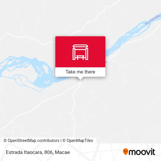 Estrada Itaocara, 806 map