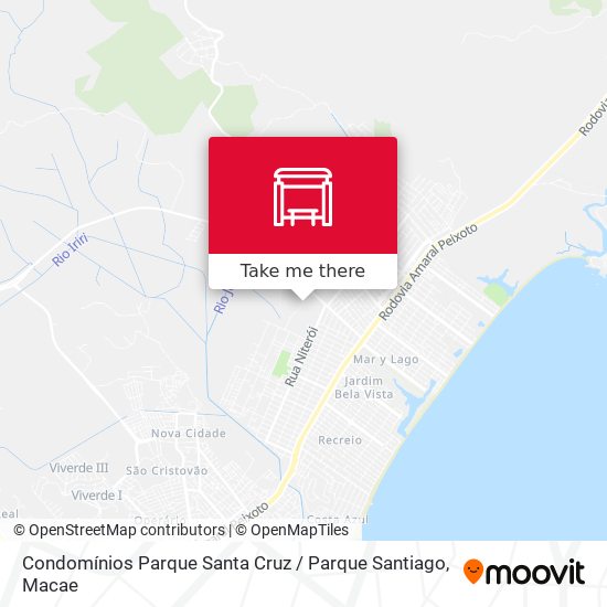 Condomínios Parque Santa Cruz / Parque Santiago map