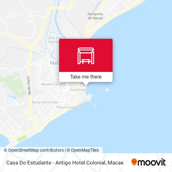 Casa Do Estudante - Antigo Hotel Colonial map