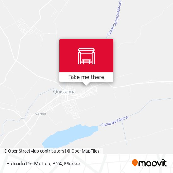 Estrada Do Matias, 824 map