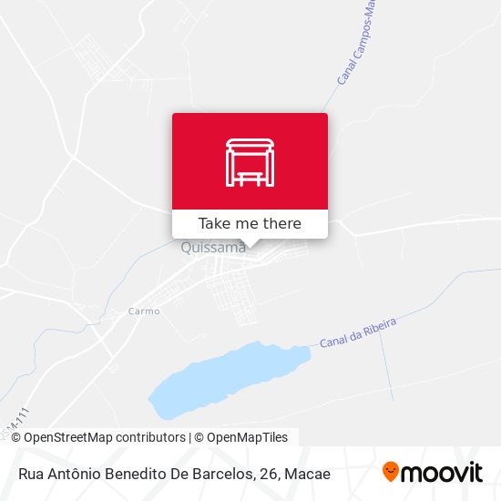 Rua Antônio Benedito De Barcelos, 26 map