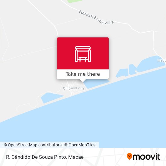 R. Cândido De Souza Pinto map