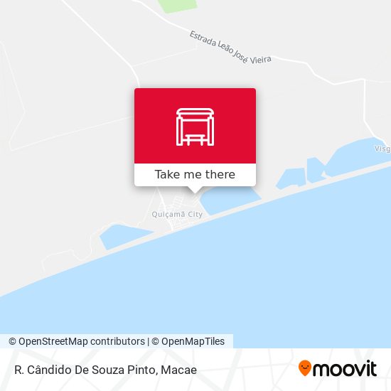 R. Cândido De Souza Pinto map