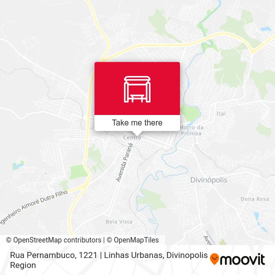 Rua Pernambuco, 1221 | Linhas Urbanas map