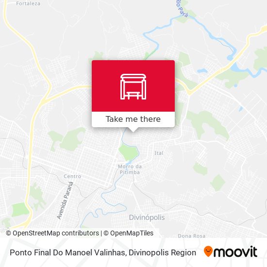 Ponto Final Do Manoel Valinhas map