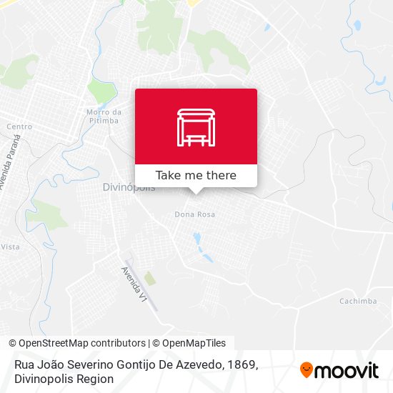 Rua João Severino Gontijo De Azevedo, 1869 map