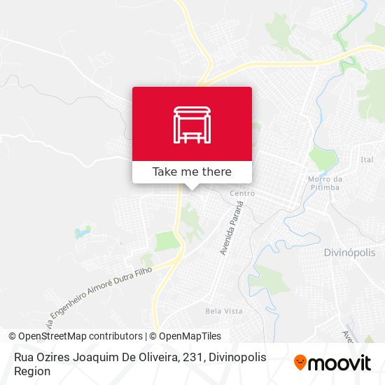 Mapa Rua Ozires Joaquim De Oliveira, 231
