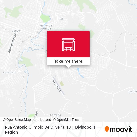Rua Antônio Olímpio De Oliveira, 101 map