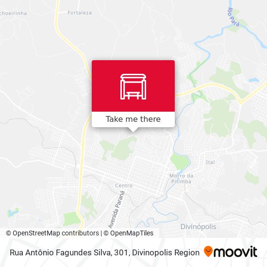 Rua Antônio Fagundes Silva, 301 map