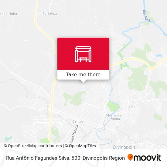 Rua Antônio Fagundes Silva, 500 map