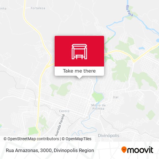 Rua Amazonas, 3000 map