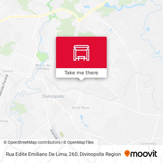 Rua Edite Emiliano De Lima, 260 map