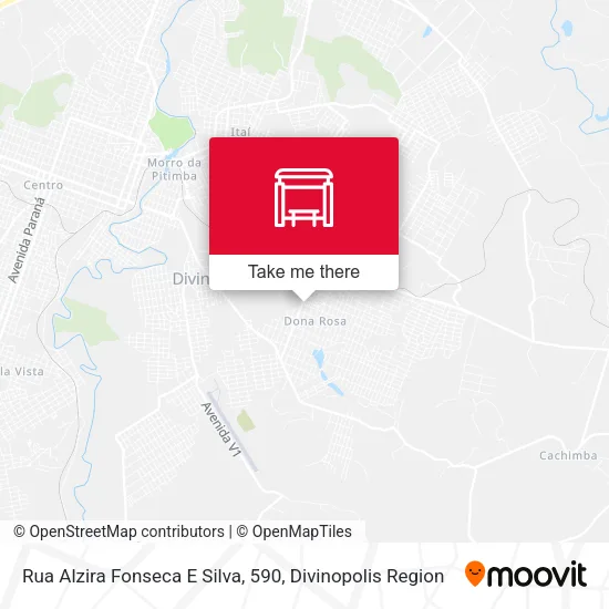 Rua Alzira Fonseca E Silva, 590 map