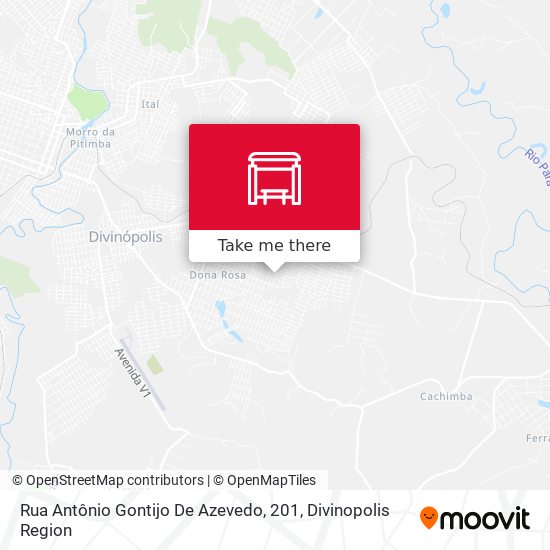 Rua Antônio Gontijo De Azevedo, 201 map