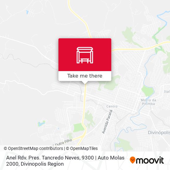 Mapa Anel Rdv. Pres. Tancredo Neves, 9300 | Auto Molas 2000