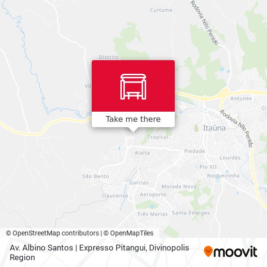 Av. Albino Santos | Expresso Pitangui map
