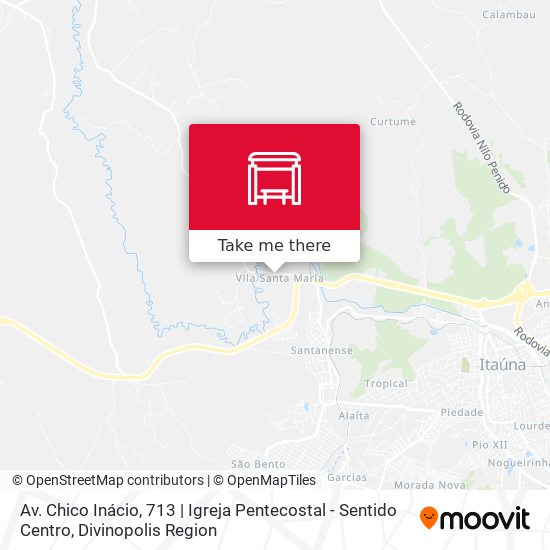 Av. Chico Inácio, 713 | Igreja Pentecostal - Sentido Centro map