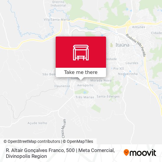 R. Altair Gonçalves Franco, 500 | Meta Comercial map