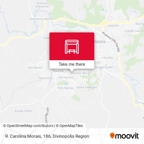 R. Carolina Morais, 186 map