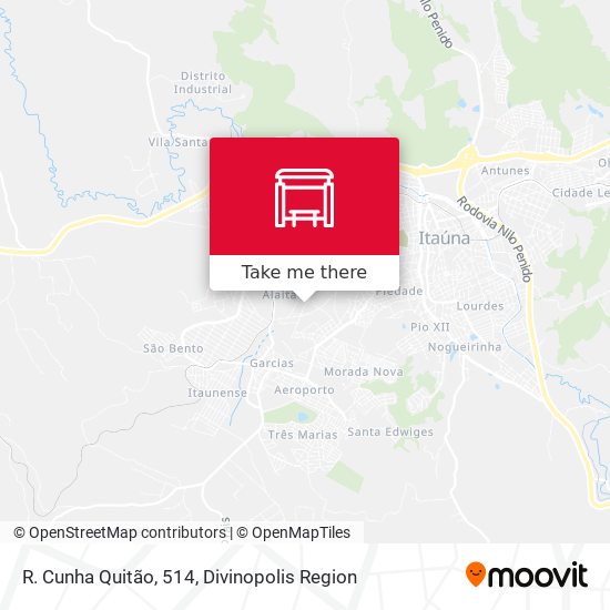 R. Cunha Quitão, 514 map
