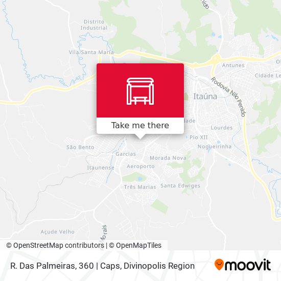R. Das Palmeiras, 360 | Caps map