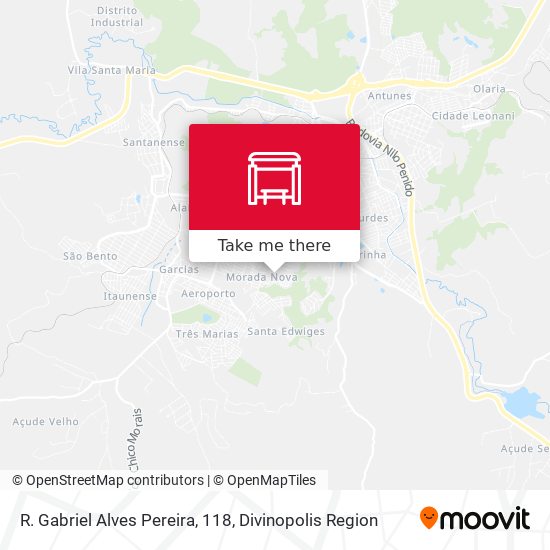R. Gabriel Alves Pereira, 118 map