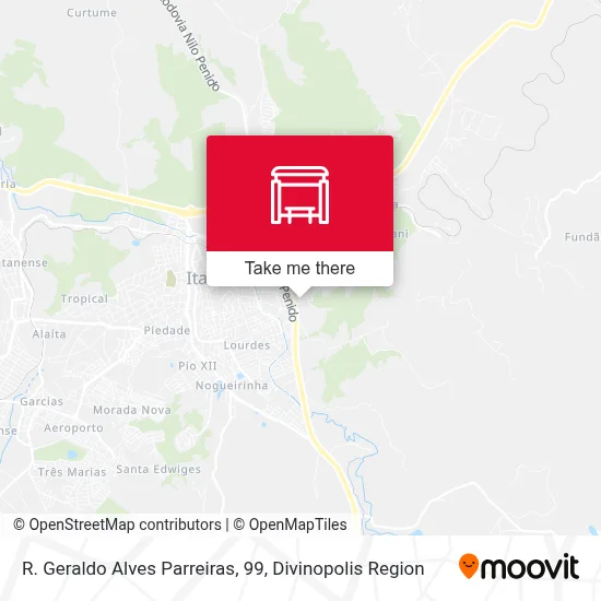 R. Geraldo Alves Parreiras, 99 map