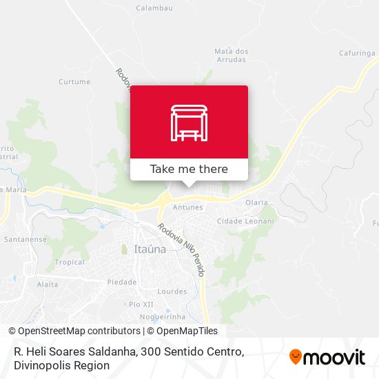 R. Heli Soares Saldanha, 300 Sentido Centro map