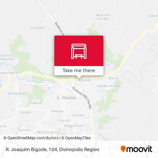 R. Joaquim Bigode, 104 map