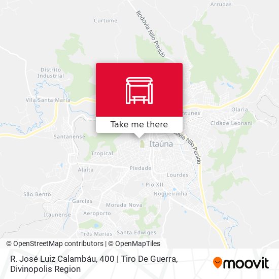 R. José Luiz Calambáu, 400 | Tiro De Guerra map