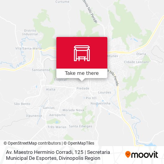 Av. Maestro Hermínio Corradi, 125 | Secretaria Municipal De Esportes map