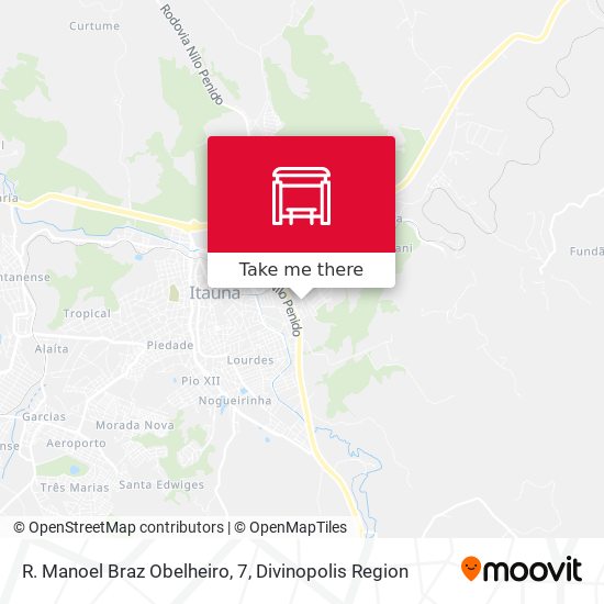 R. Manoel Braz Obelheiro, 7 map