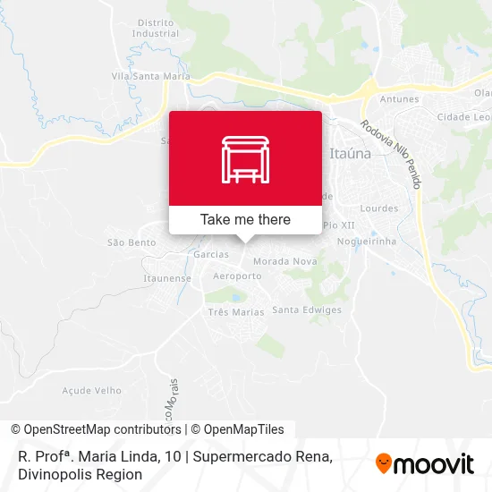 R. Profª. Maria Linda, 10 | Supermercado Rena map
