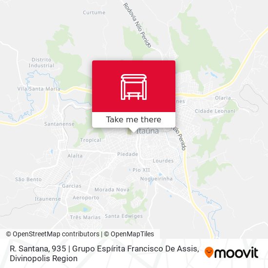 Mapa R. Santana, 935 | Grupo Espírita Francisco De Assis