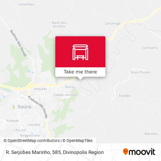 R. Serjobes Marinho, 585 map