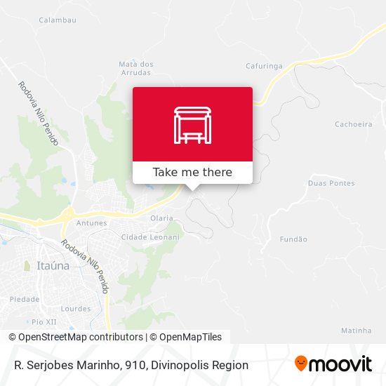 R. Serjobes Marinho, 910 map