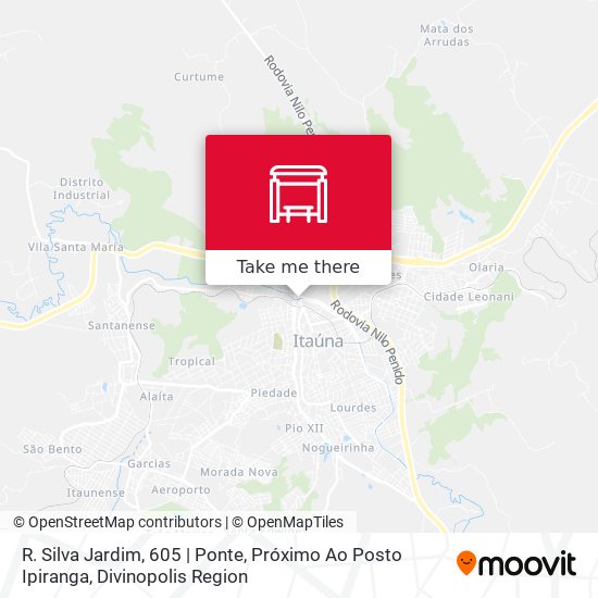Mapa R. Silva Jardim, 605 | Ponte, Próximo Ao Posto Ipiranga