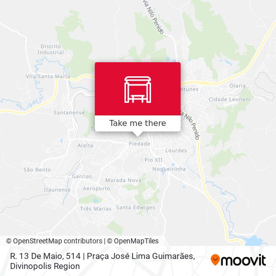 Mapa R. 13 De Maio, 514 | Praça José Lima Guimarães