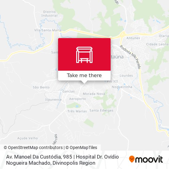 Av. Manoel Da Custódia, 985 | Hospital Dr. Ovídio Nogueira Machado map