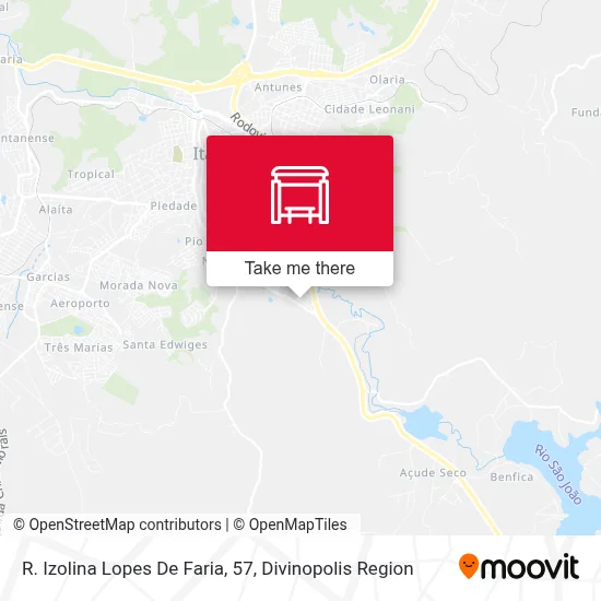 R. Izolina Lopes De Faria, 57 map