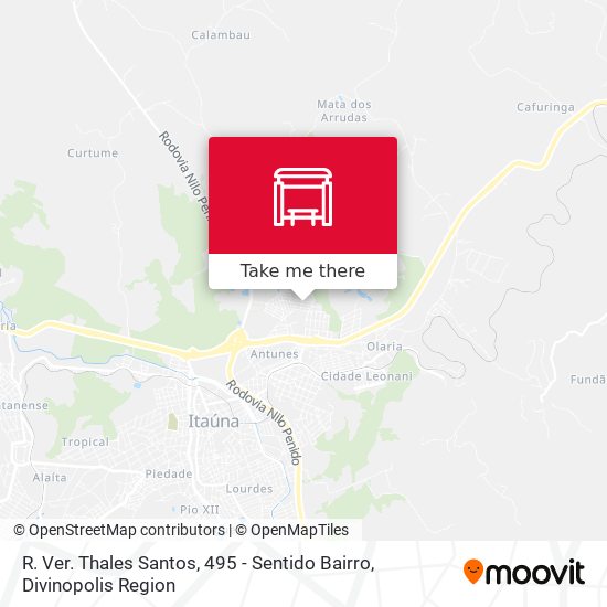 R. Ver. Thales Santos, 495 - Sentido Bairro map