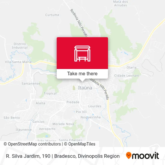 R. Silva Jardim, 190 | Bradesco map
