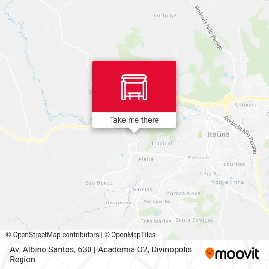 Av. Albino Santos, 630 | Academia O2 map