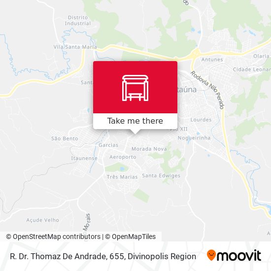 R. Dr. Thomaz De Andrade, 655 map